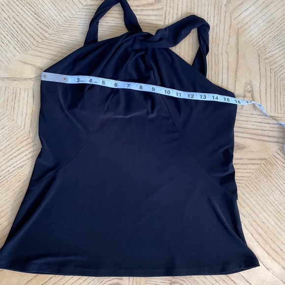 Dressy Black Halter Style Top - Picture 2 of 5